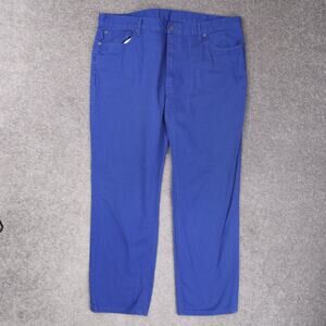 VTG 90s Levi's 541 42x32 Relaxed Fit Tapered Blue Cotton Pants
